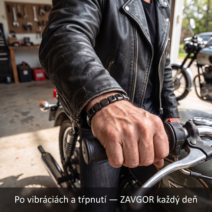 ZAVGOR® Hematitový Náramok – Kĺbová Pohoda & Prirodzená Energia
