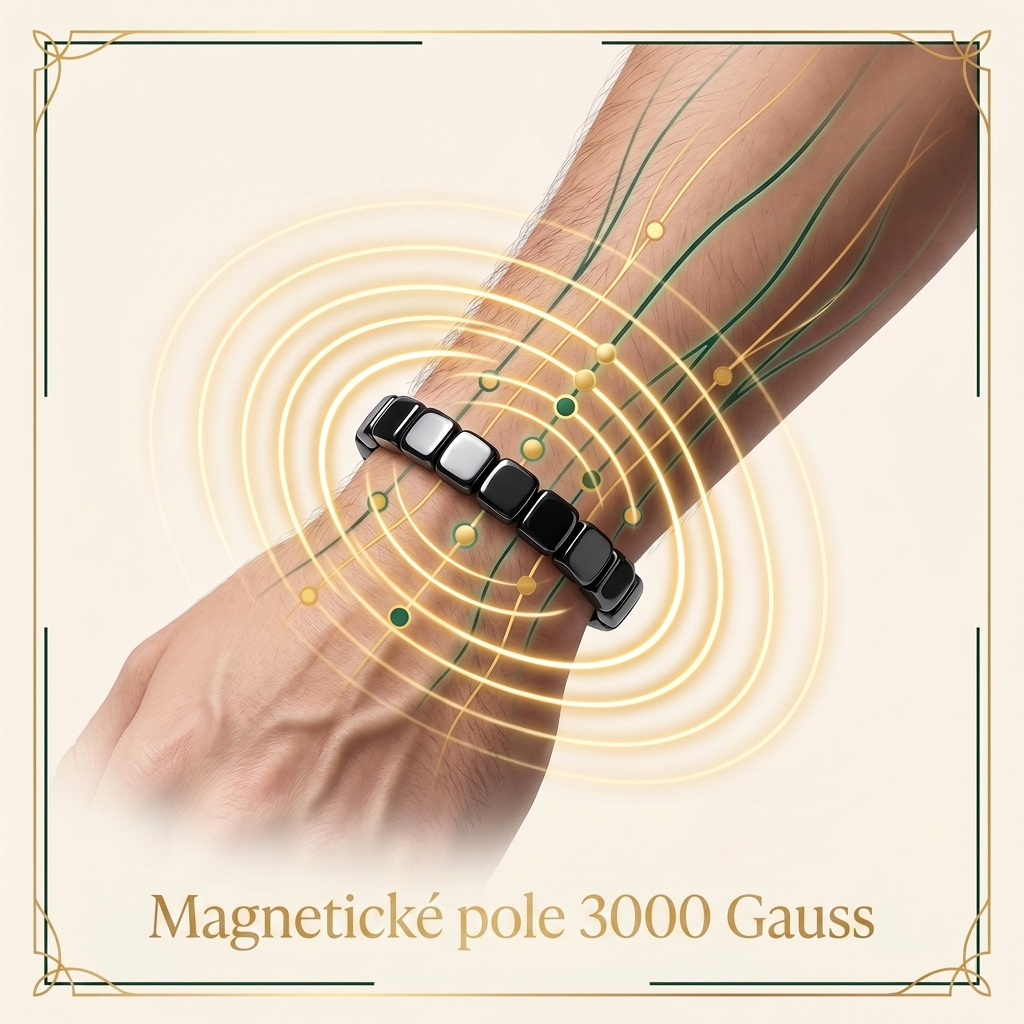 ZAVGOR® Magnetický Hematitový Náramok – Ochrana, Pokoj a Spánok