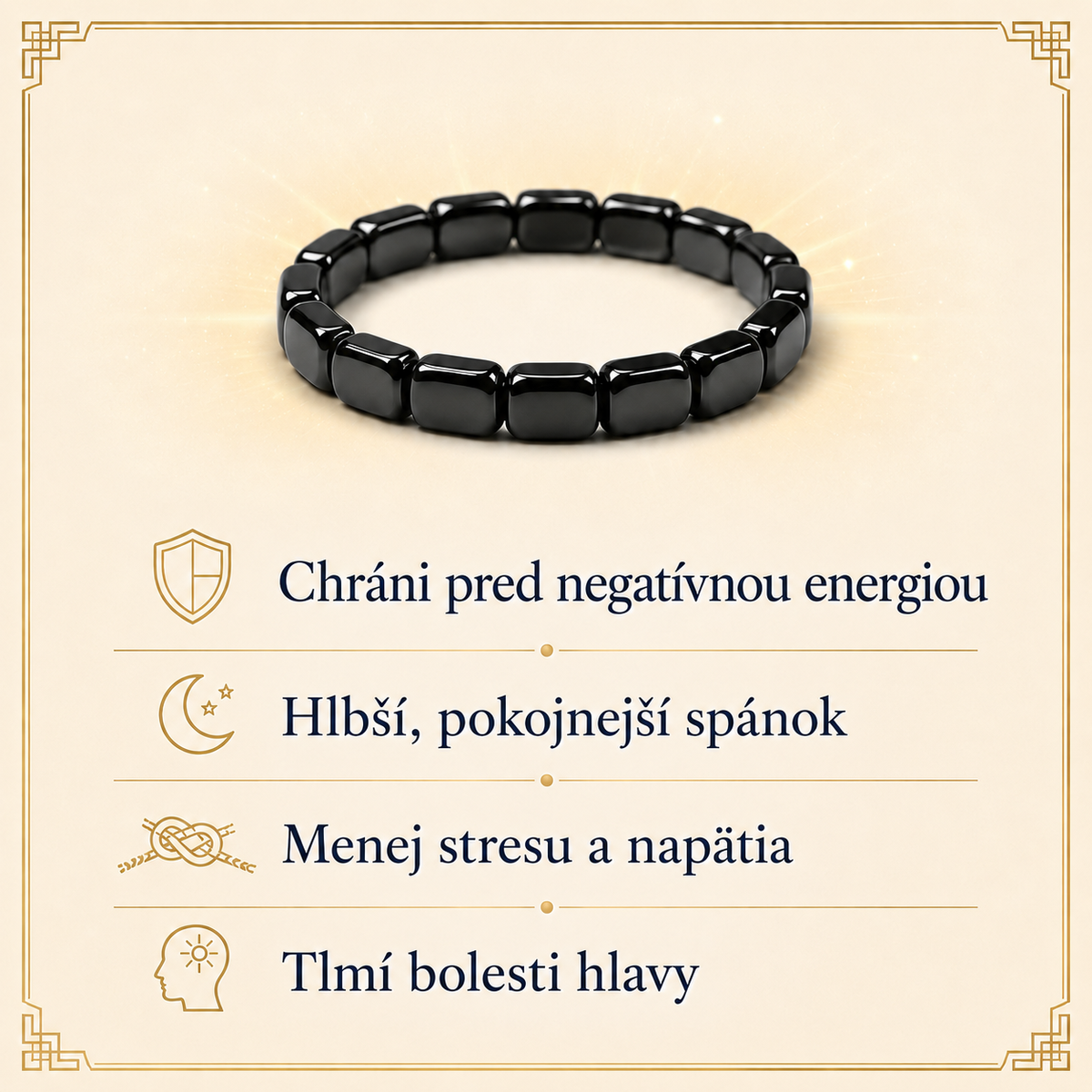 Chrani pred negativnou energiou, hlbsi spanok, menej stresu