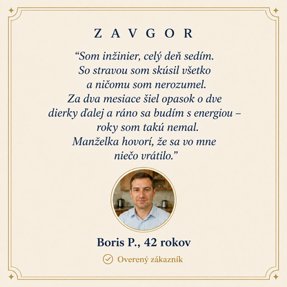 Boris P., 42 rokov - overeny zakaznik