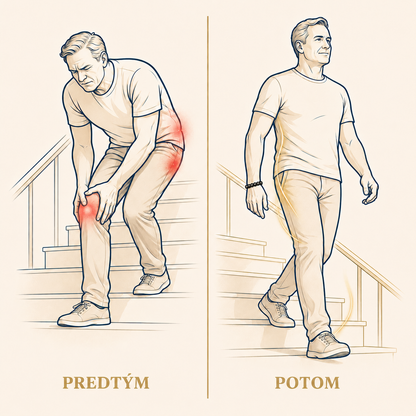 Predtym a potom - schody bez bolesti