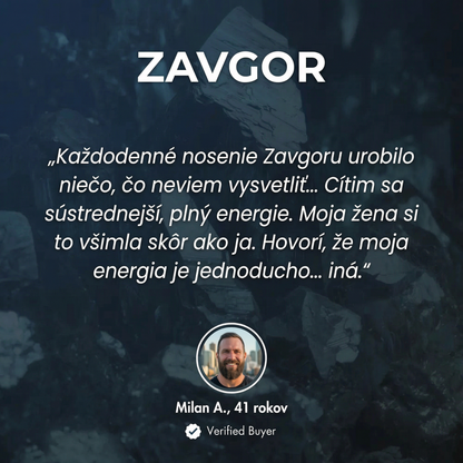 ZAVGOR® Hematitový Náramok